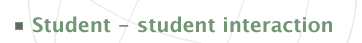 Link to student to student interaction