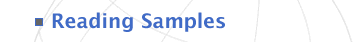 Link to reading samples